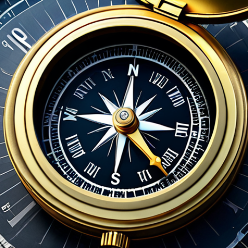 Image Prompt 1: The Guiding Compass of Data**